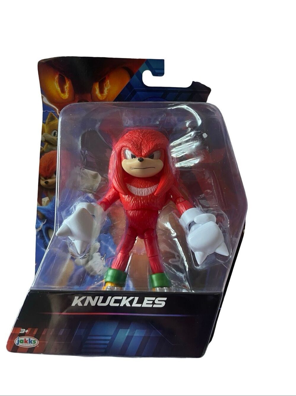New JAKKS Pacific Sonic 3 Movie The Hedgehog Knuckles Action Figure 5"